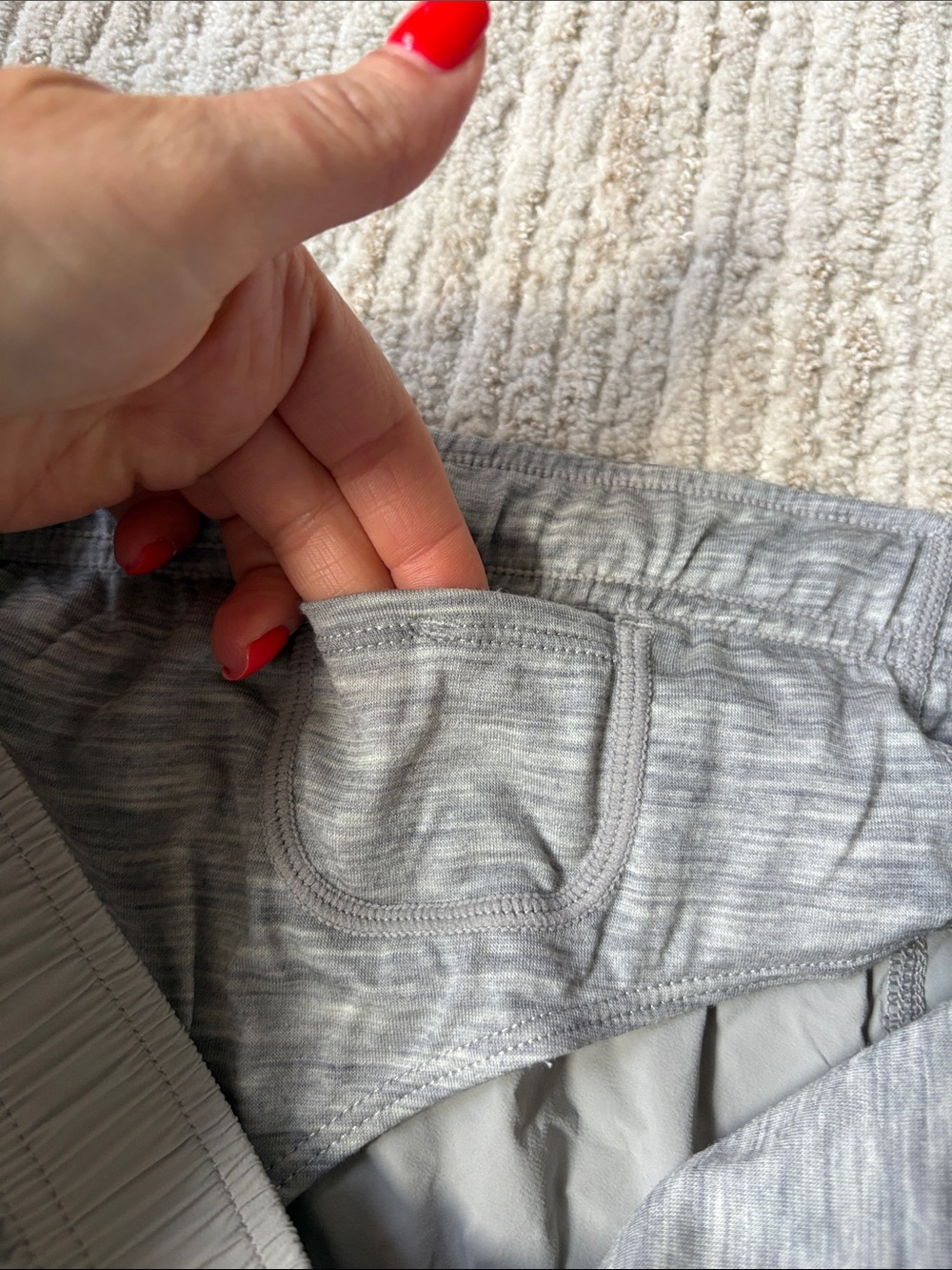 ibex Womens Springbok Shorts in Heather Gray size L - Picture 7 of 7